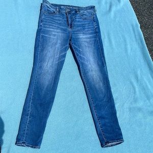 American eagle next level stretch jeans.  Size 14 regular. Hi rise jeggings